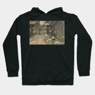 The Gate. From A Home by Carl Larsson Hoodie